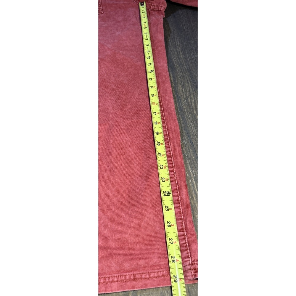 Time And Tru Women's Size 20 Red Corduroy Pants NWT - Picture 3 of 11